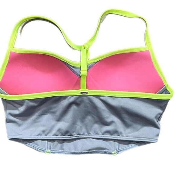 Victorias Secret Pink Active Ultímate Push up Padded Corset Sports Bra gray S - Picture 4 of 4